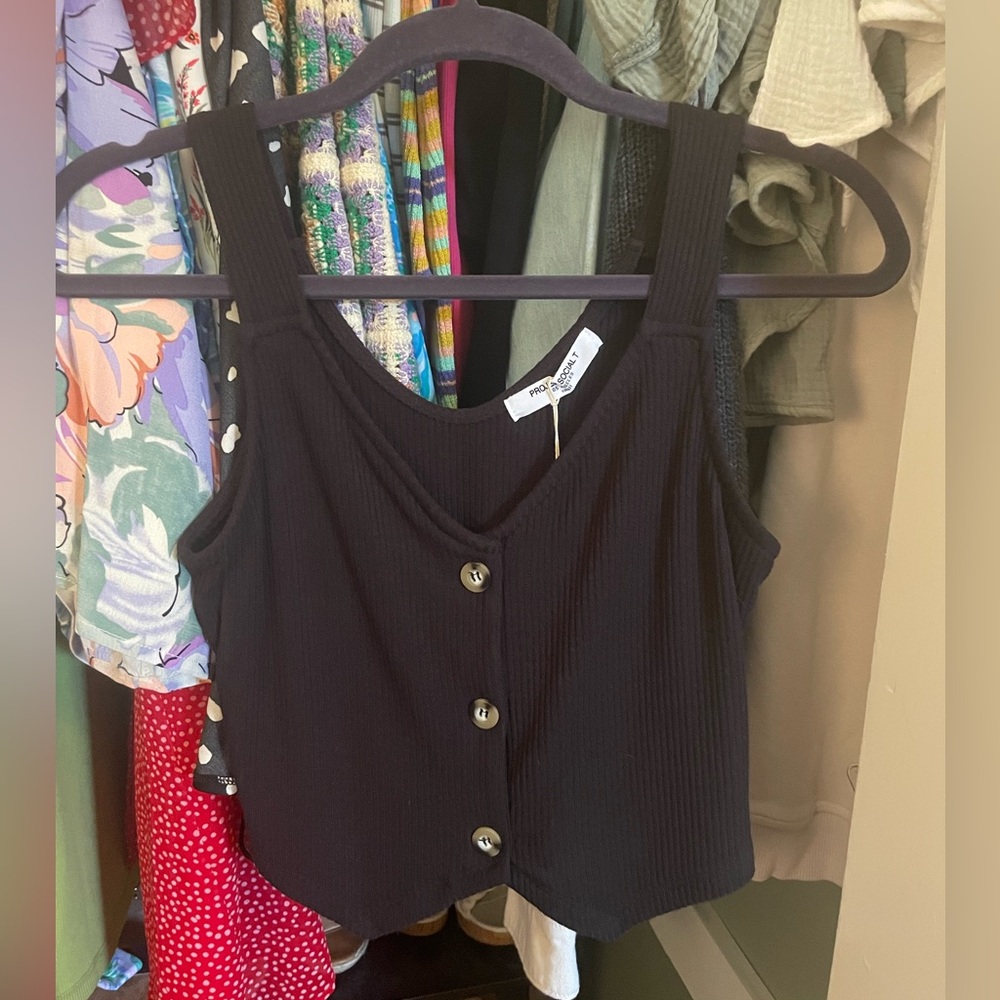 NWT Project social T black vest